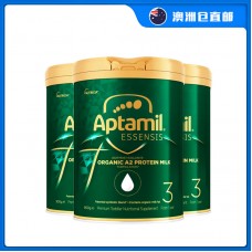 【澳洲直邮包邮】Aptamil 爱他美 奇迹绿罐 有机A2蛋白婴幼儿奶粉三段 900克x3罐（1岁+）【收件人身份证必须上传】【新疆、西藏、内蒙古、青海、宁夏、海南、甘肃，需加收运费】